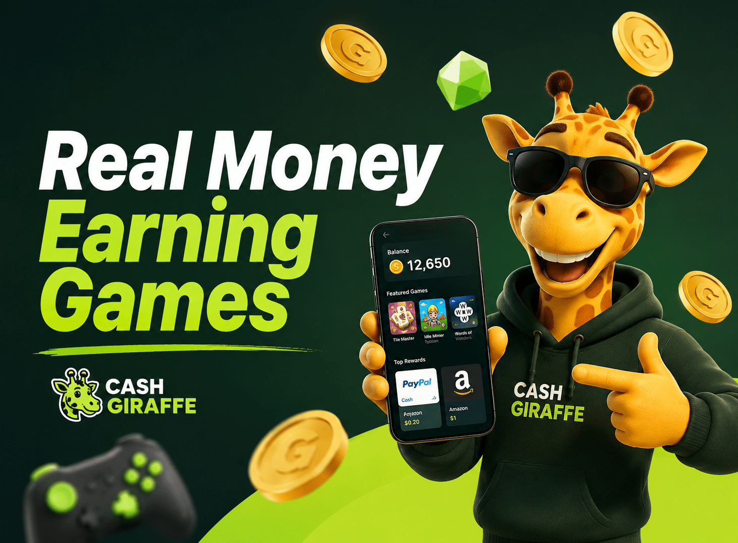 What Are Real Money Earning Games and Which Ones Can You Play on Cash Giraffe?